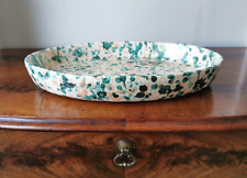 Large Nicola Fasano Art Pottery Dish - Handpainted Oval Platter