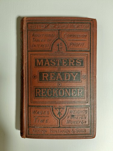 Masters ready reckoner john - masters',