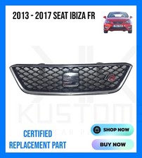 SEAT IBIZA FR 6J MK4 2013 - 17 FRONT BUMPER MAIN CENTRE GRILL + BADGE 6J0853651E