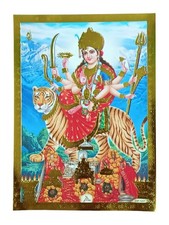 Goddess Durga Gold Foil