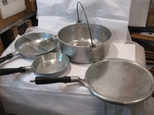 Vtg. Rustic Club Aluminum