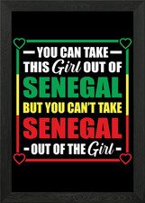 Senegal Framed Wall Art Poster