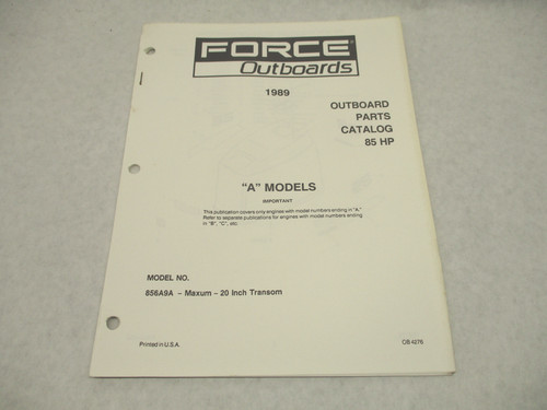 Ob4276 outboard parts catalog - parts,