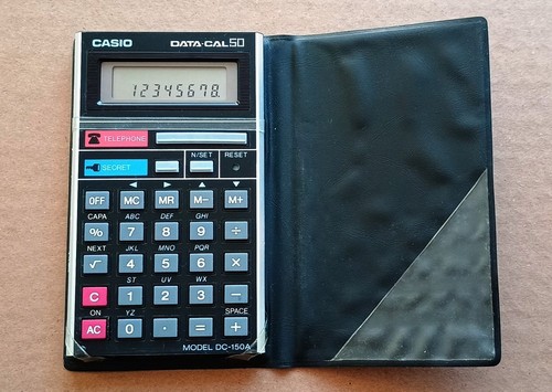 Casio 150a data cal 50 - dc-150a,