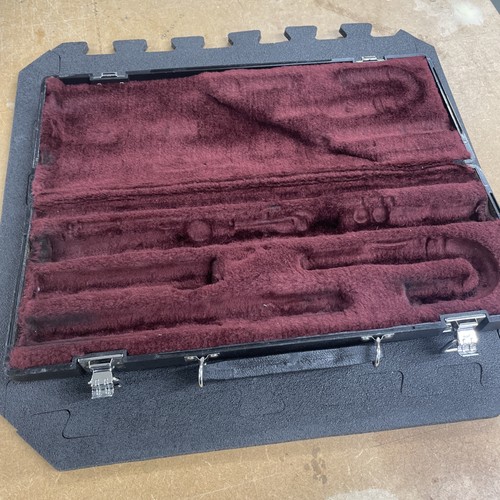 Curved head flute - curved, case