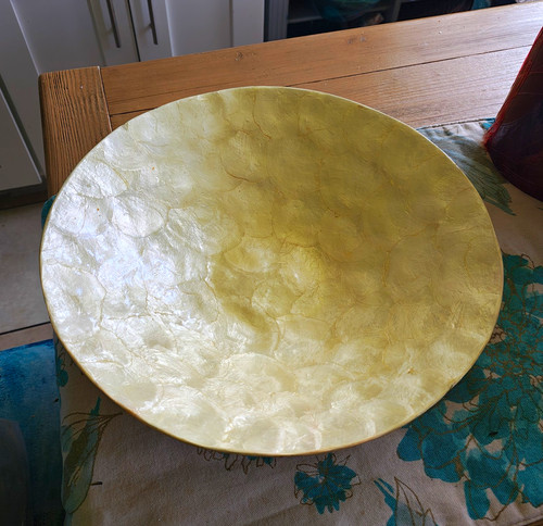 Round capiz shell decorative - round,