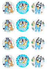 BLUEY EDIBLE CUPCAKE / FAIRY