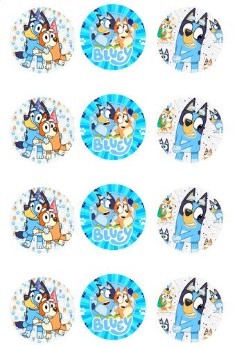 Bluey edible cupcake fairy - edible,