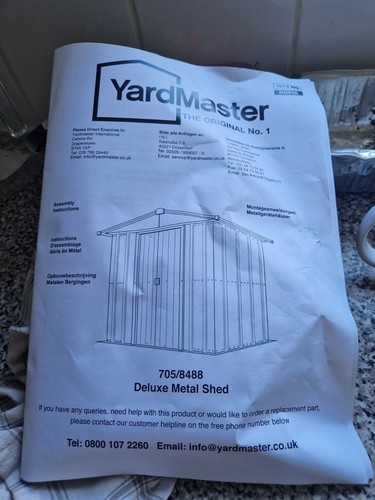 Metal garden shed 4x6ft - metal,