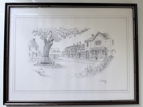 Vintage varley framed print - vintage,