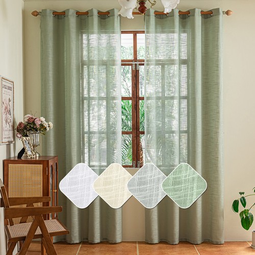 Pair faux linen - 1,