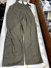 Dickies Women’s Bib Overalls 24w Green Relaxed Straight 