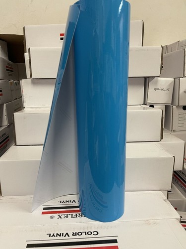 Roll light blue glossy vinyl - blue,