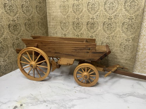 Miniature antique toy wagon - miniature,
