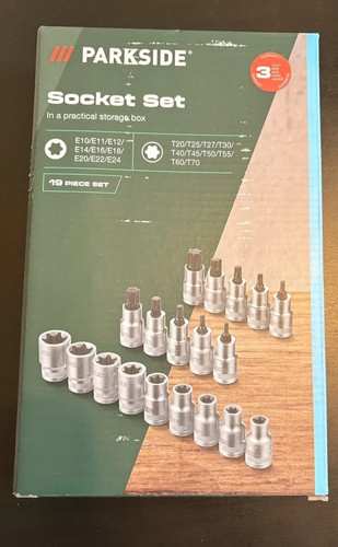 Parkside piece socket - socket, set