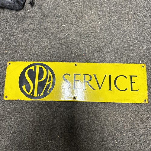 Services enamel sign - enamel,
