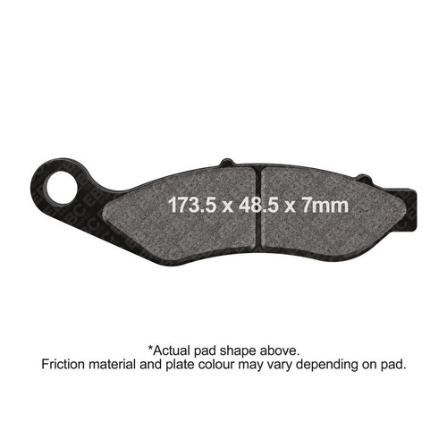 Ebc pro brake pad set - hh,