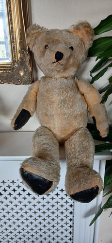 Large vintage beige mohair - vintage,