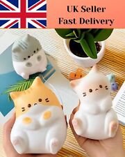 3pcs Squishy Cat Stress Relief Toy - Soft Kawaii Animal Decor-Kids & Adults Gift