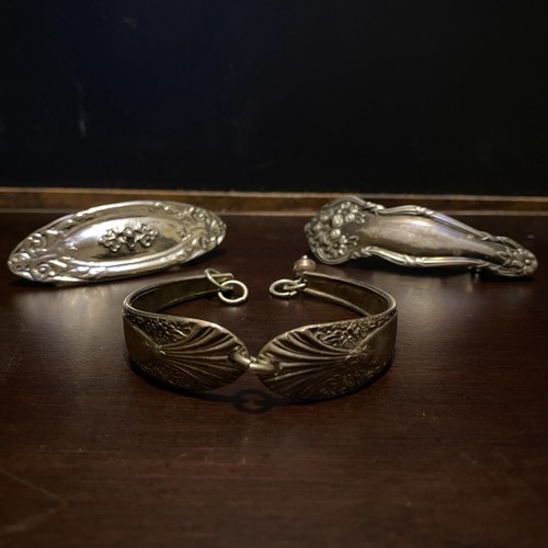 Antique silver ornate filigree - silver,