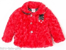 CUTEY COUTURE RED TEDDY COAT