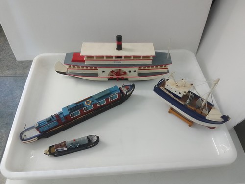Wooden boat models bundle - wooden,