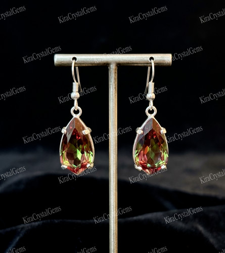 Color changing earrings pair - color,