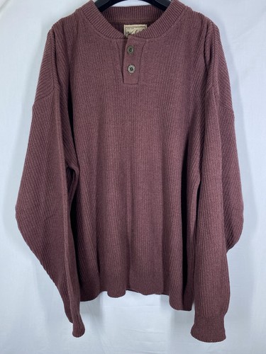 Woolrich sweater mens maroon - woolrich, l