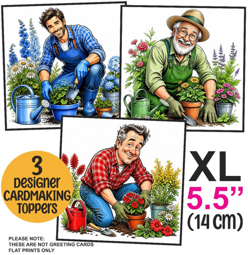 Card toppers for - 3,