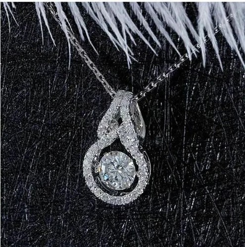 2ct round cut moissanite - 2ct,