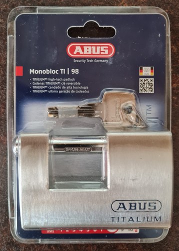 Abus titalium monobloc - abus,