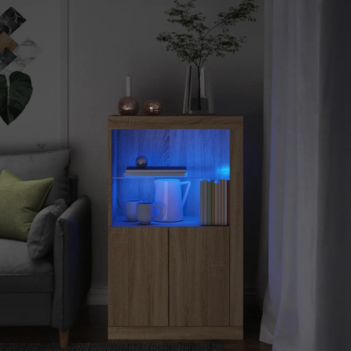 Walplus side cabinet with - cabinet, led