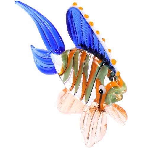 Glass fish figurine exquisite - glass,