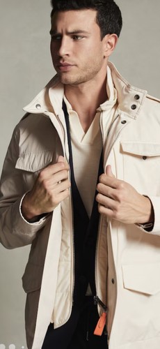 Reiss mens mclaren grid coat - mclaren,