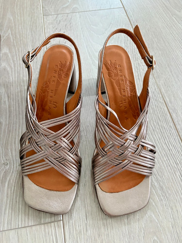 Chie mihara metallic woven - chie,