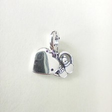 Pandora Cats & Hearts Charm Sterling Silver