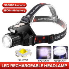 900000LM LED Headlamp Camping
