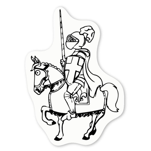 Mounted knight decal - 'mounted,