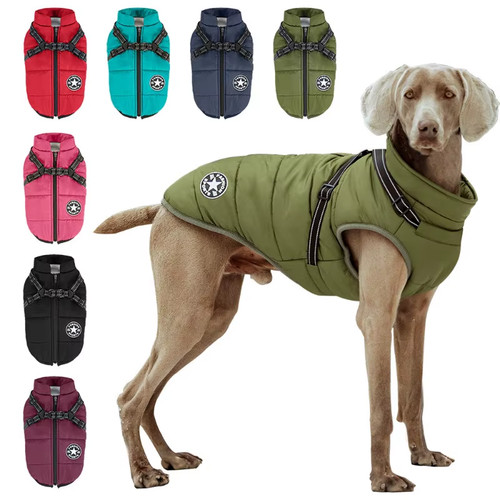 Waterproof winter dog jacket - waterproof,