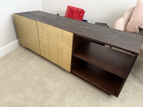 Mango wood cabinet - cabinet, unit