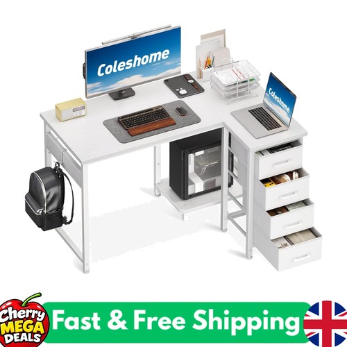 Reversible corner desk with - corner, 4