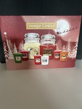 Rare 2023 Large Yankee Candle Gift Set. 2 x Christmas  Medium Jars & 6 Votive