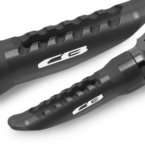 Black ranger front foot pegs - foot,