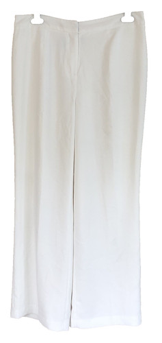 Ladies wide leg trousers - leg, ivory