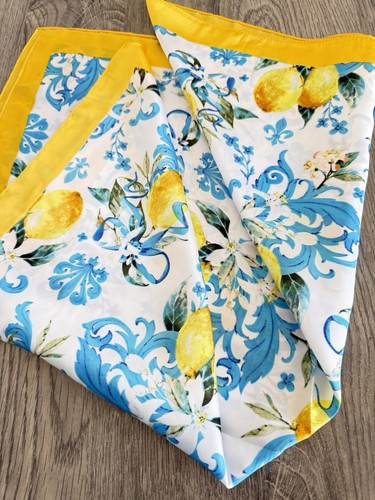 Rectangular lemon floral - rectangular,