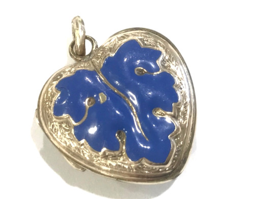 Antique 9ct gold - , enamel