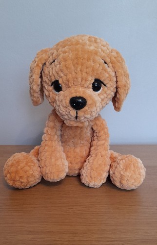 Crocheted plush labrador pup - plush,