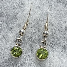 Peridot Crystal Silver 925