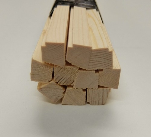 18x15mm wooden pine beading - wooden,