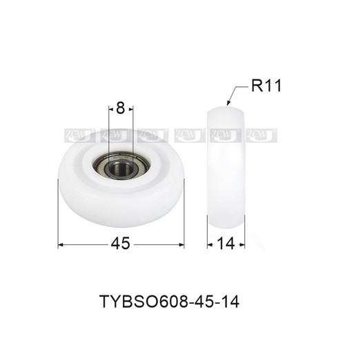 Ball bearing guide roller - bearing,